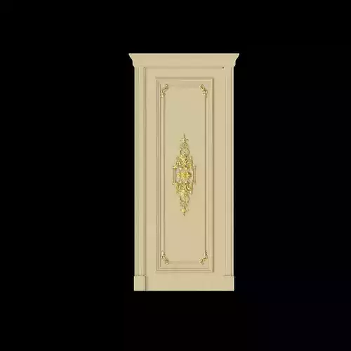 door High quality 3d models for processing on a cnc machine