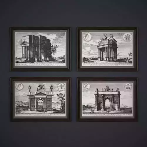 The collection of engravings of the 18 th century