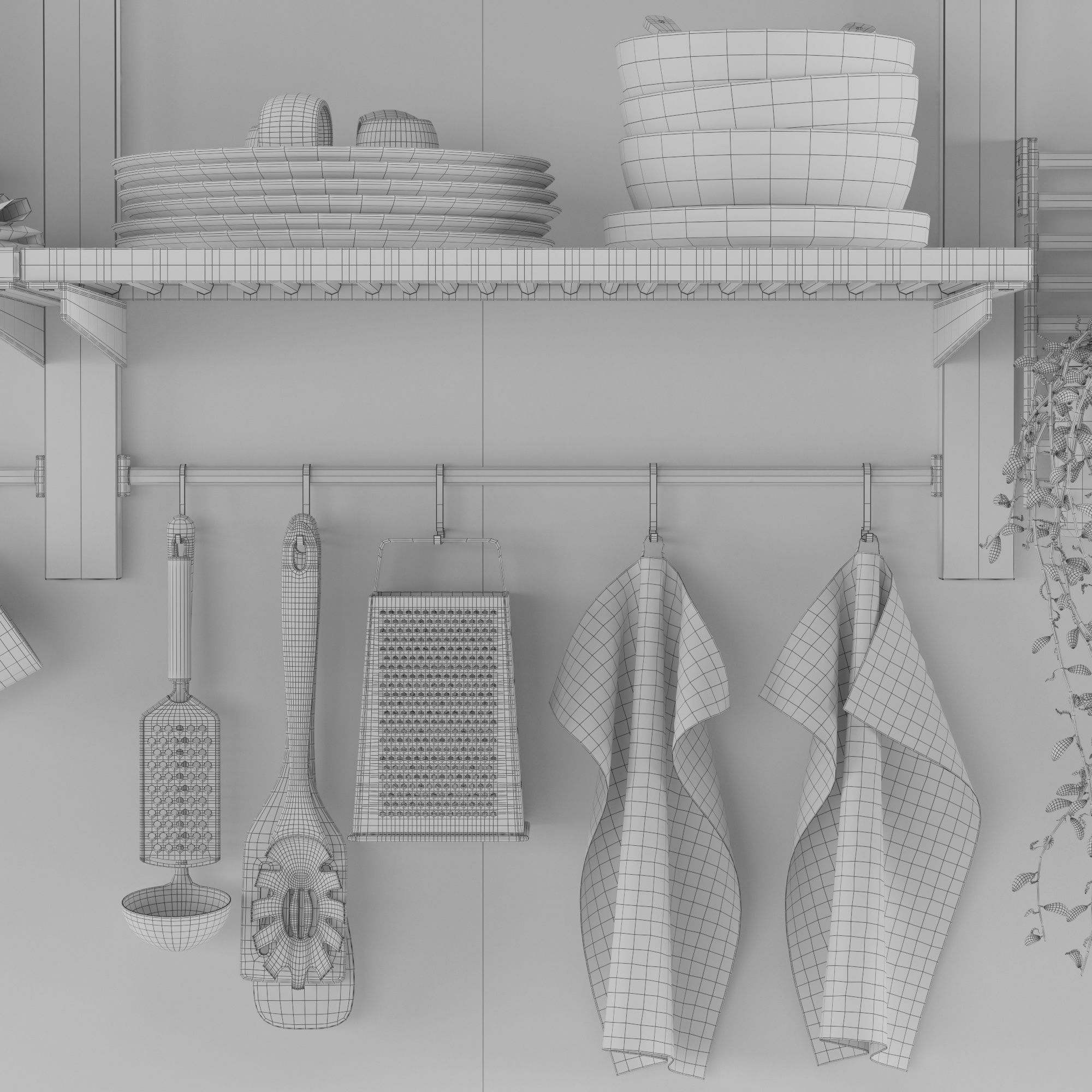 Kitchenware and Tableware 17 3D model_7