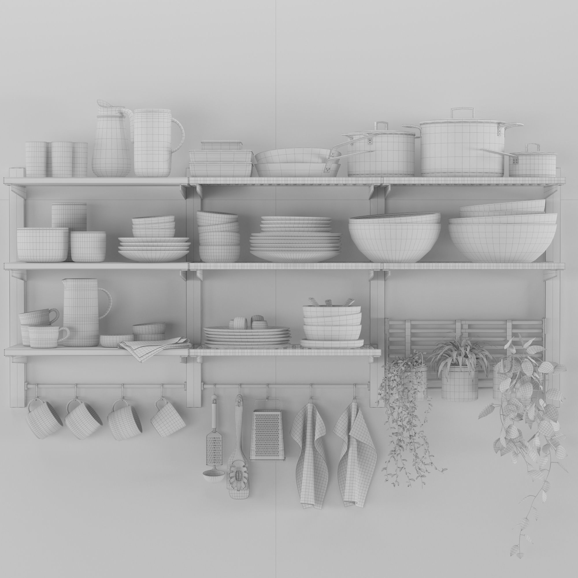 Kitchenware and Tableware 17 3D model_6
