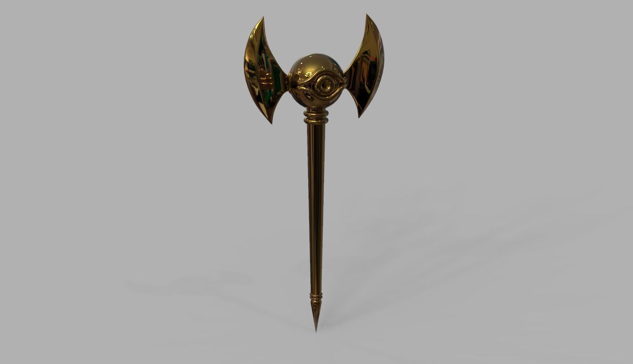 Yu Gi Oh - millennium ROD 3D print model 3D print model_21