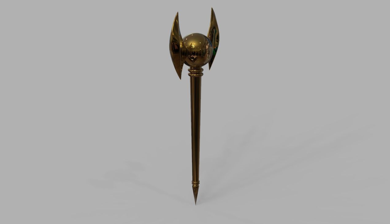 Yu Gi Oh - millennium ROD 3D print model 3D print model_34