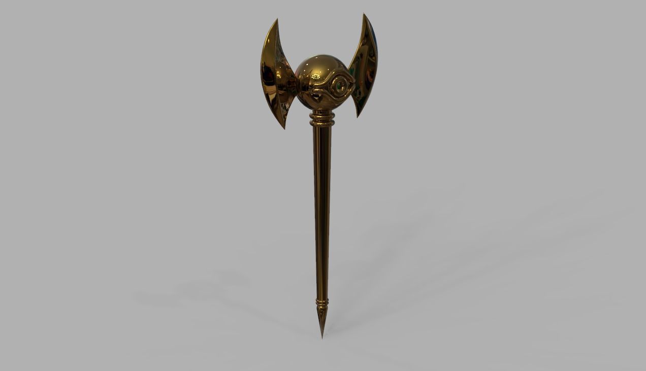 Yu Gi Oh - millennium ROD 3D print model 3D print model_20