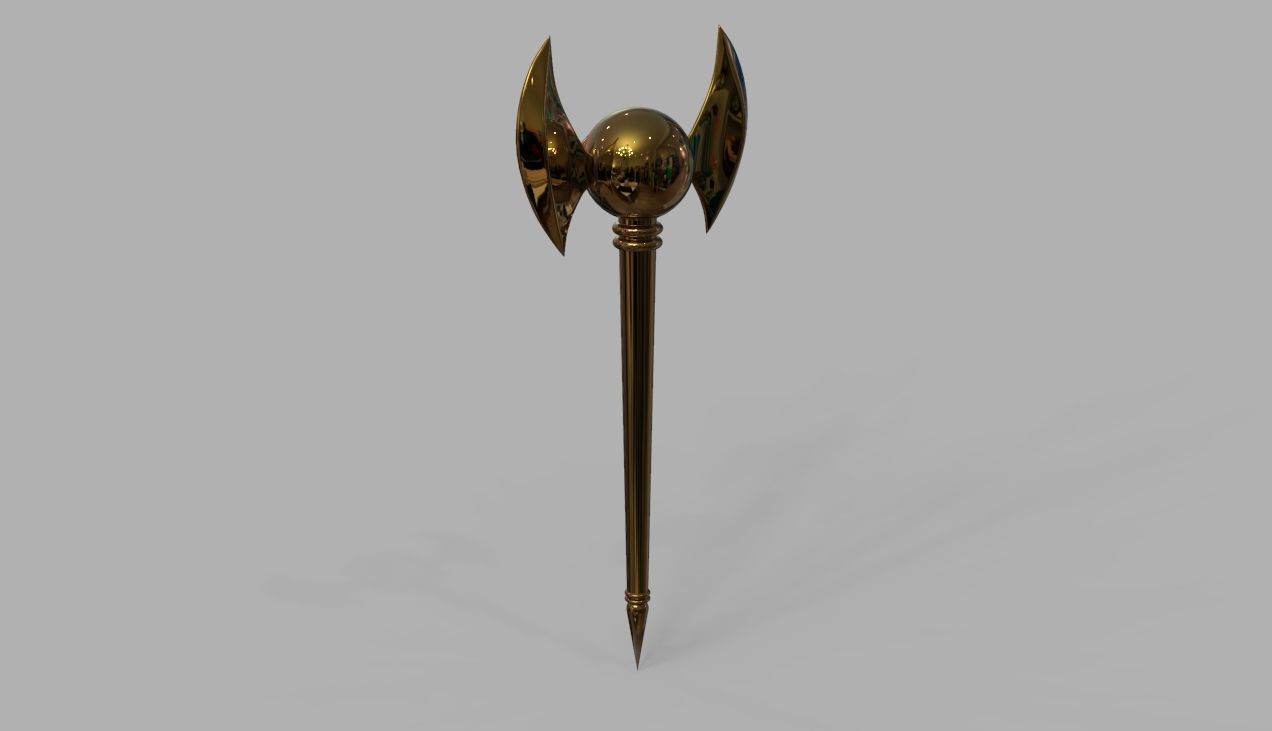 Yu Gi Oh - millennium ROD 3D print model 3D print model_3