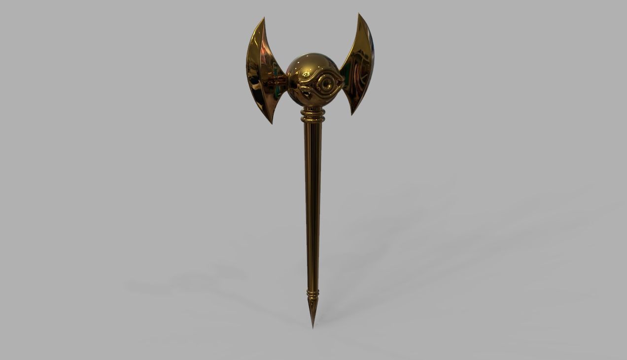 Yu Gi Oh - millennium ROD 3D print model 3D print model_22