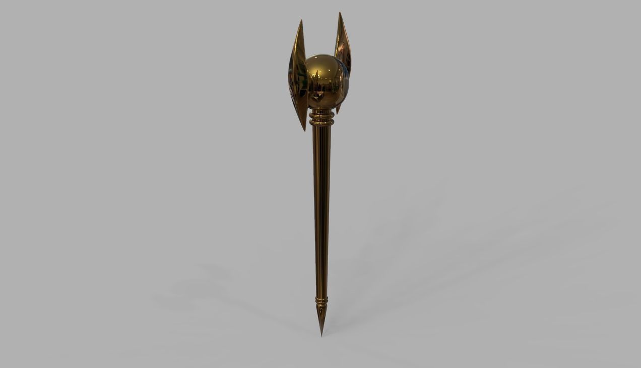 Yu Gi Oh - millennium ROD 3D print model 3D print model_36