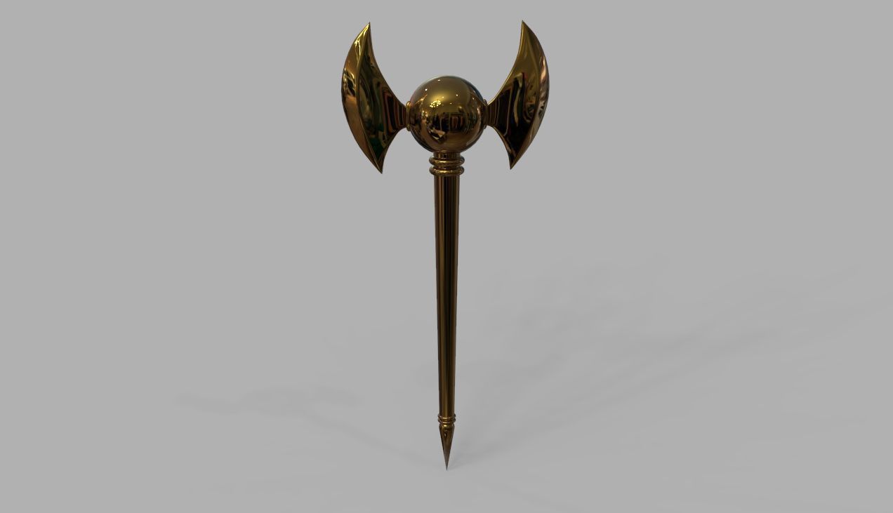 Yu Gi Oh - millennium ROD 3D print model 3D print model_5