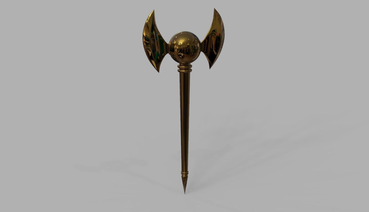 Yu Gi Oh - millennium ROD 3D print model 3D print model_2