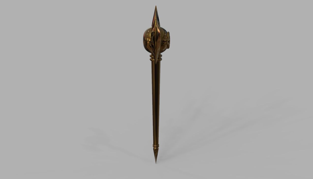 Yu Gi Oh - millennium ROD 3D print model 3D print model_15