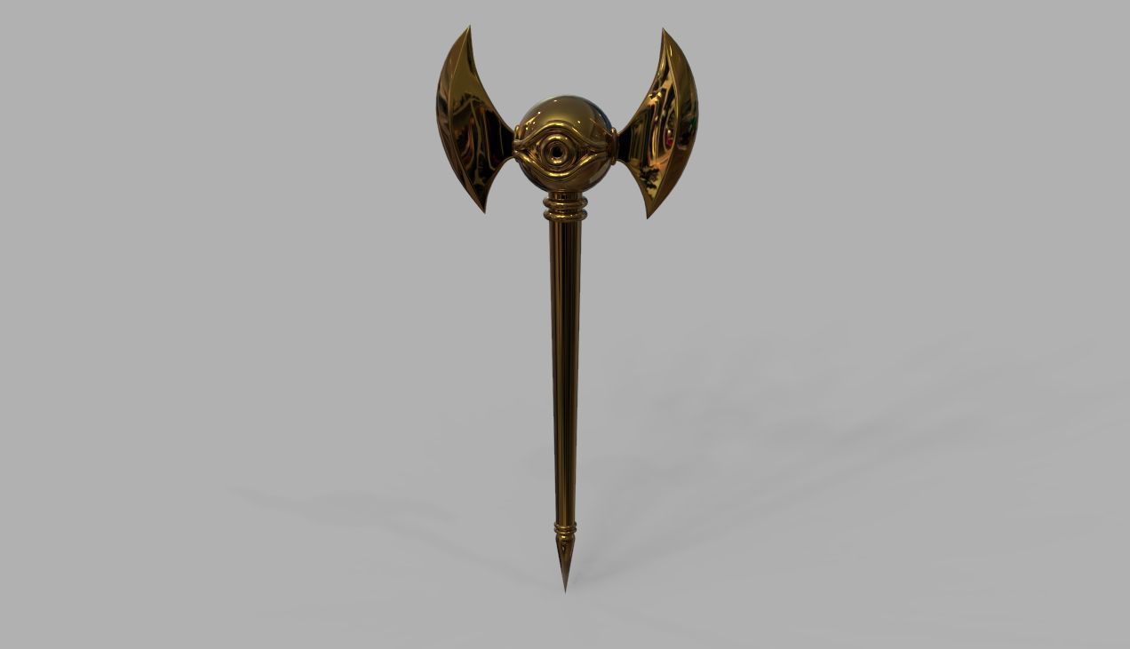 Yu Gi Oh - millennium ROD 3D print model 3D print model_24