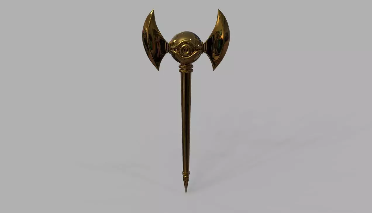 Yu Gi Oh - millennium ROD 3D print model 3D print model_0