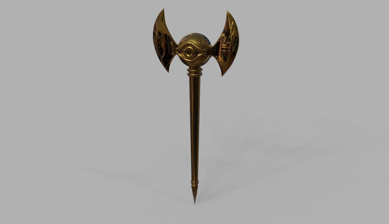 Yu Gi Oh - millennium ROD 3D print model 3D print model_25