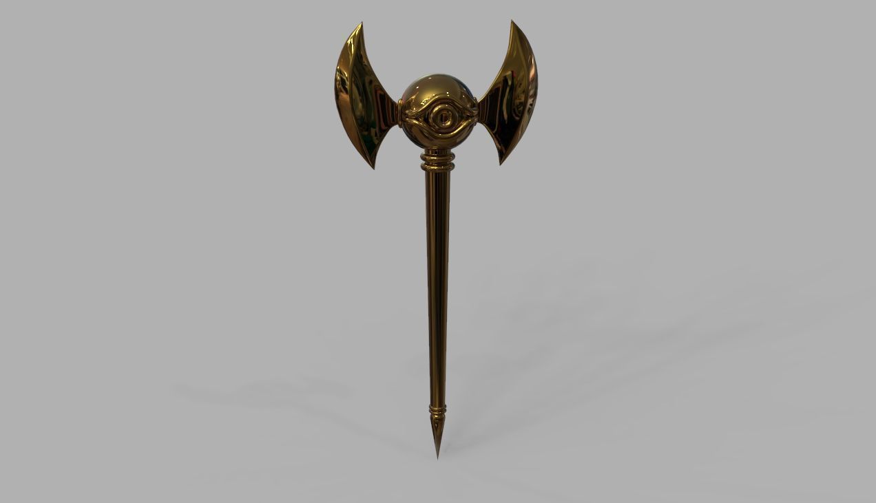 Yu Gi Oh - millennium ROD 3D print model 3D print model_23