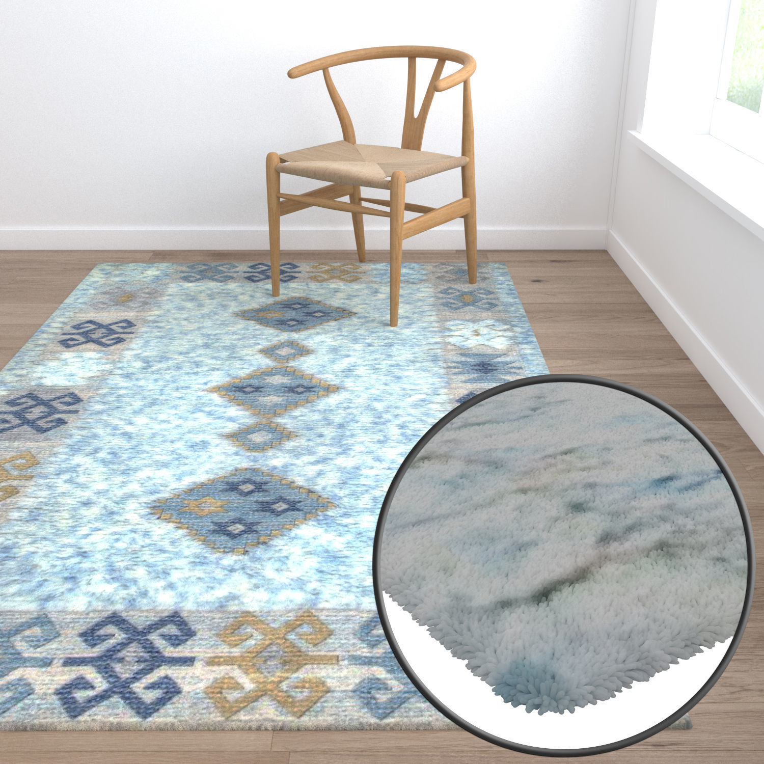 Rug Set 1424 3D model_5