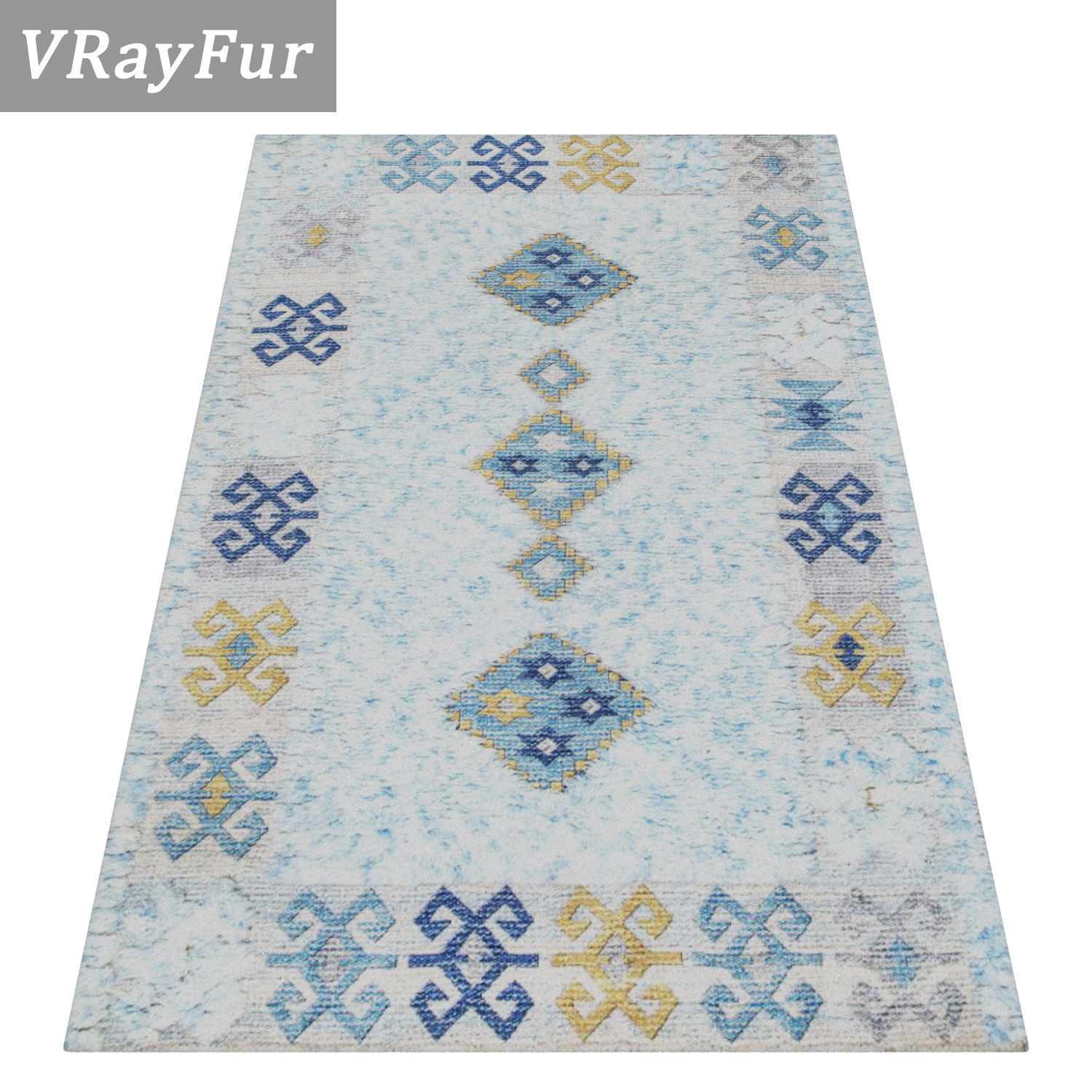 Rug Set 1424 3D model_2