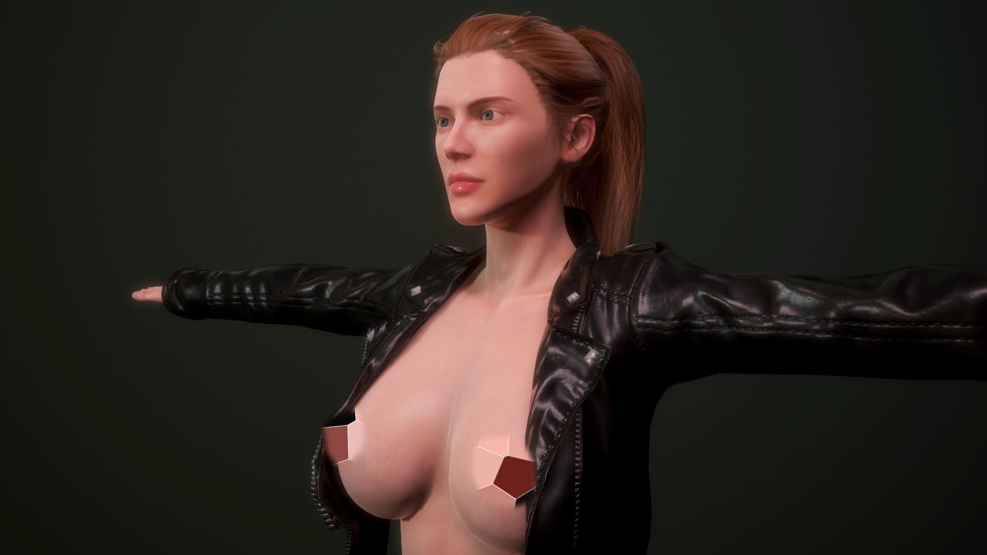 Woman - Perfect Female Body - Very High Detail Texture 3D model Low-poly 3D model_6