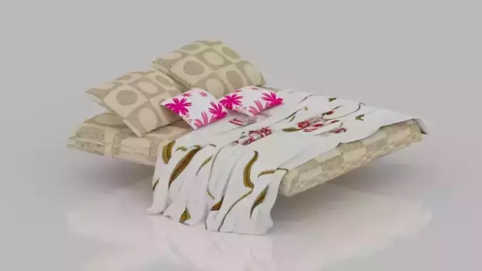 BED 1-4 3D model