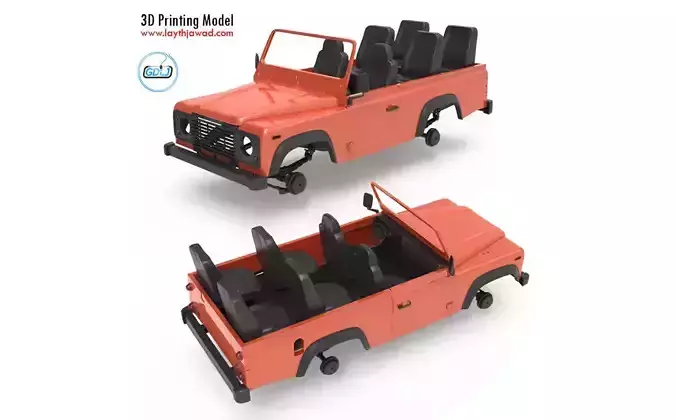 Land Rover Defender 3D print model