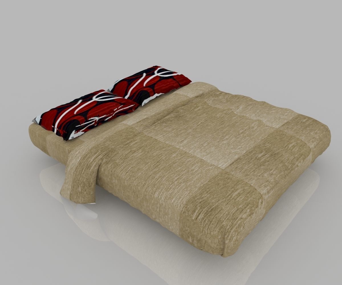 BED 1-5 3D model_5