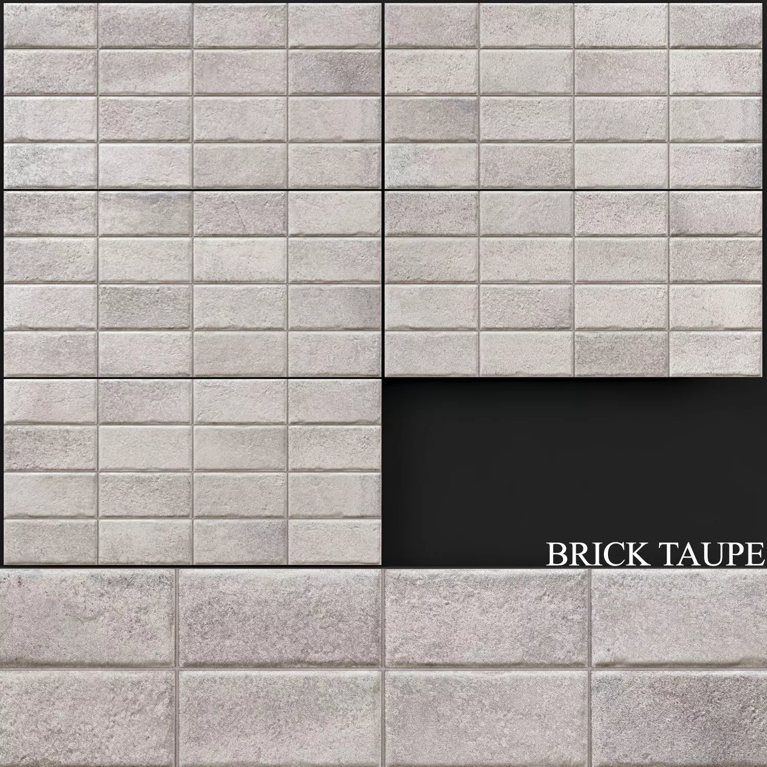 Keros Portobello Taupe Brick 3D model_0