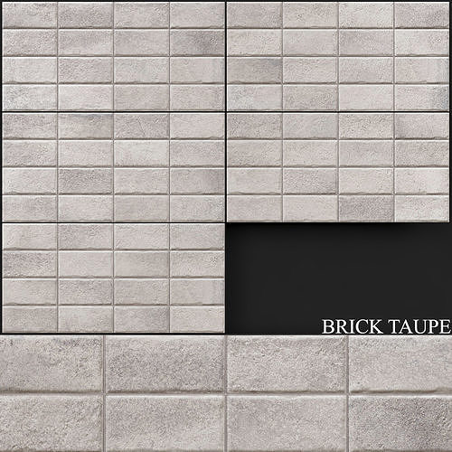 Keros Portobello Taupe Brick 3D model