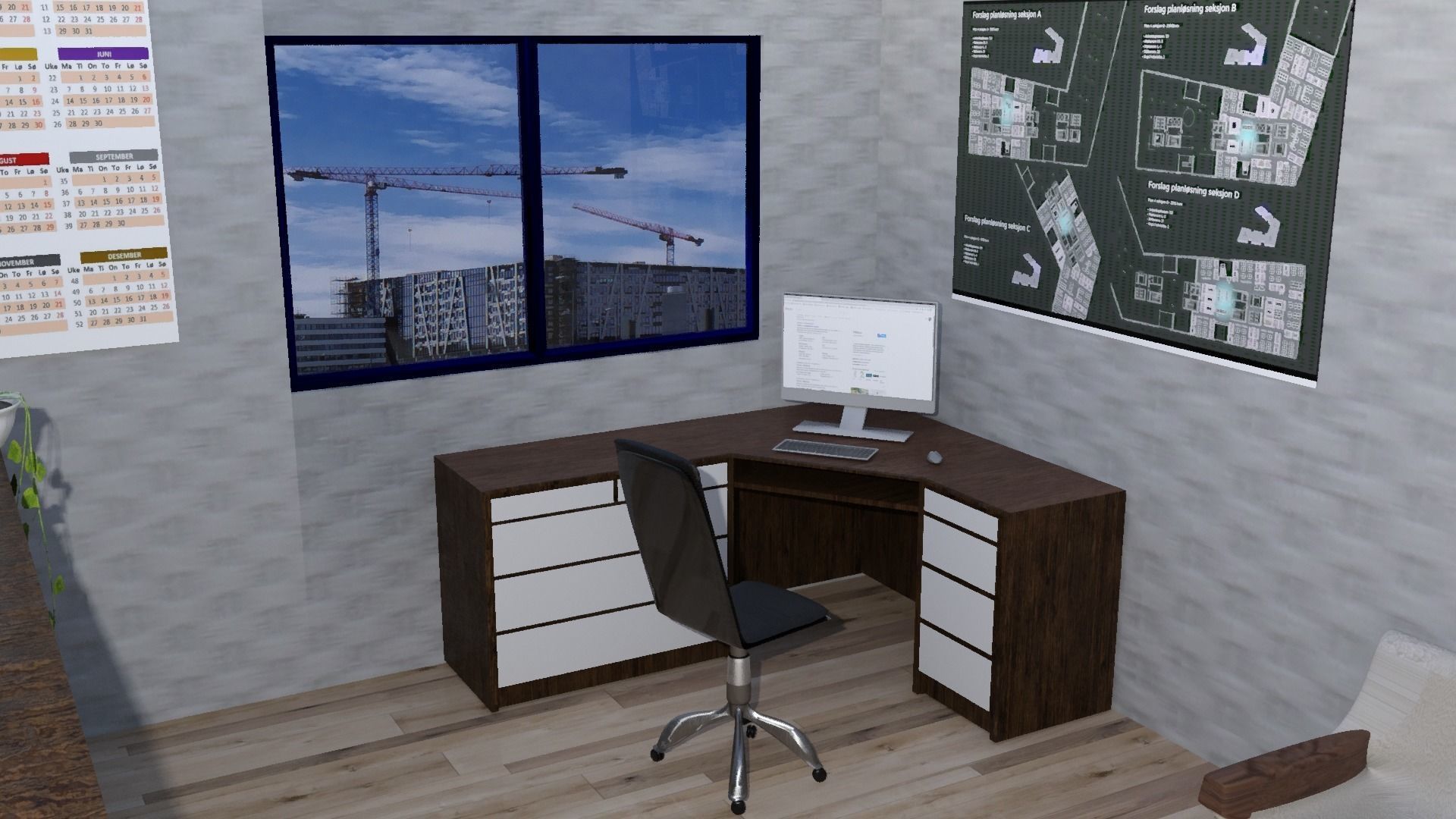 Building office 3D model_6