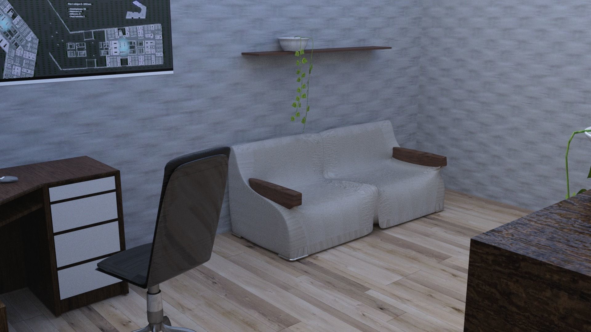 Building office 3D model_9