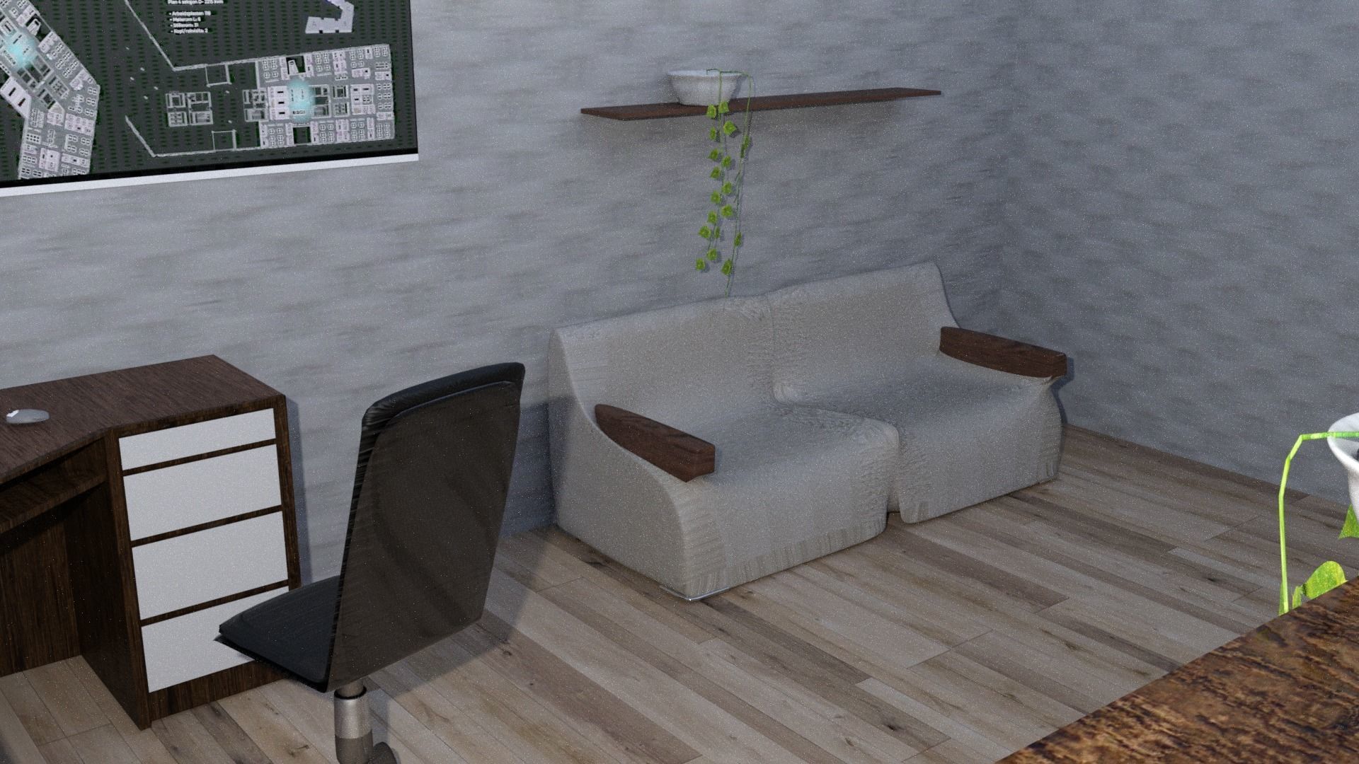 Building office 3D model_7