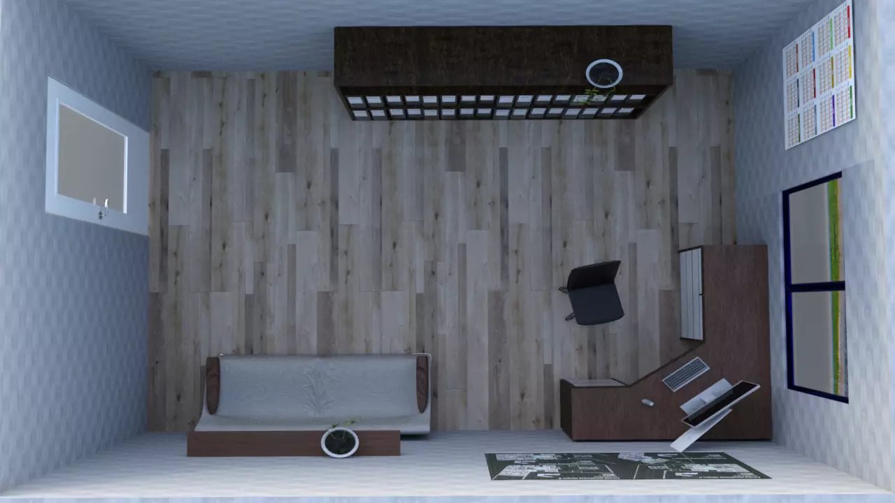 Building office 3D model_0