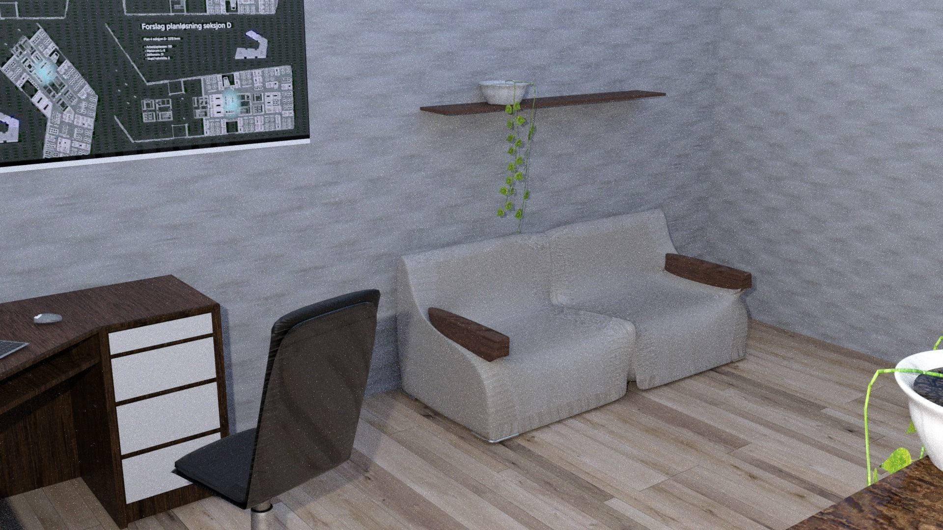 Building office 3D model_8