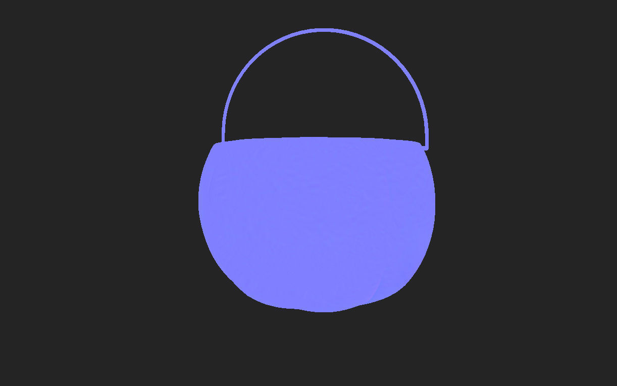 Pumpkin Bucket 3D model_9