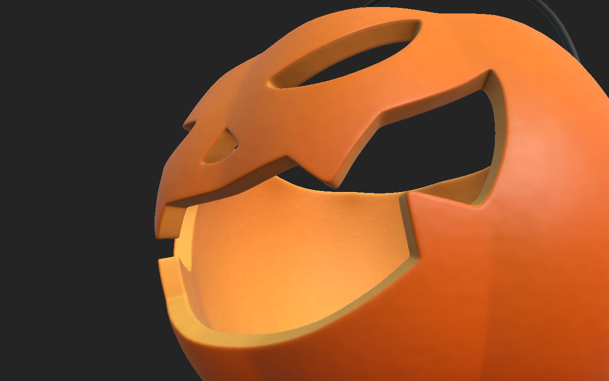 Pumpkin Bucket 3D model_14