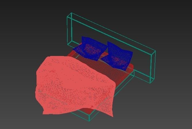 BED 1-8 3D model_5