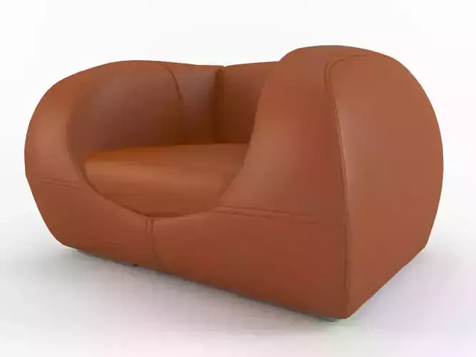 Boston leather lounge chair