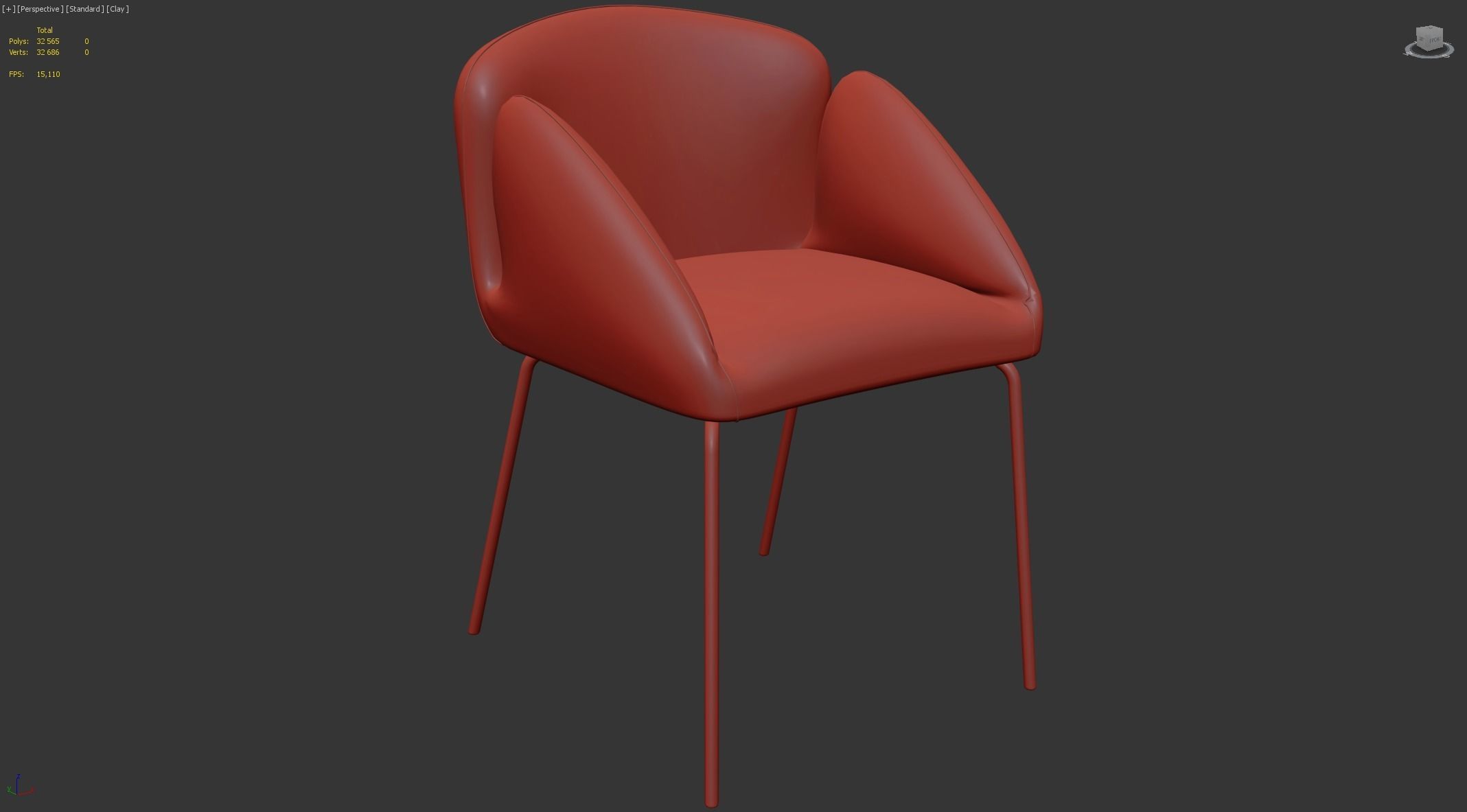 Tulip Chair - 3ds Max 3D model_46