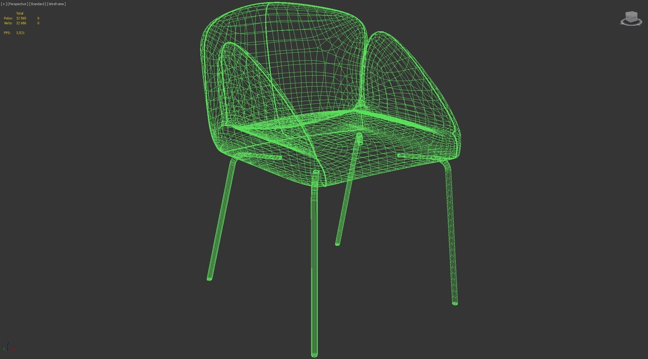 Tulip Chair - 3ds Max 3D model_47