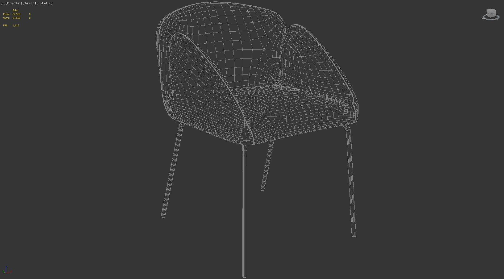 Tulip Chair - 3ds Max 3D model_45