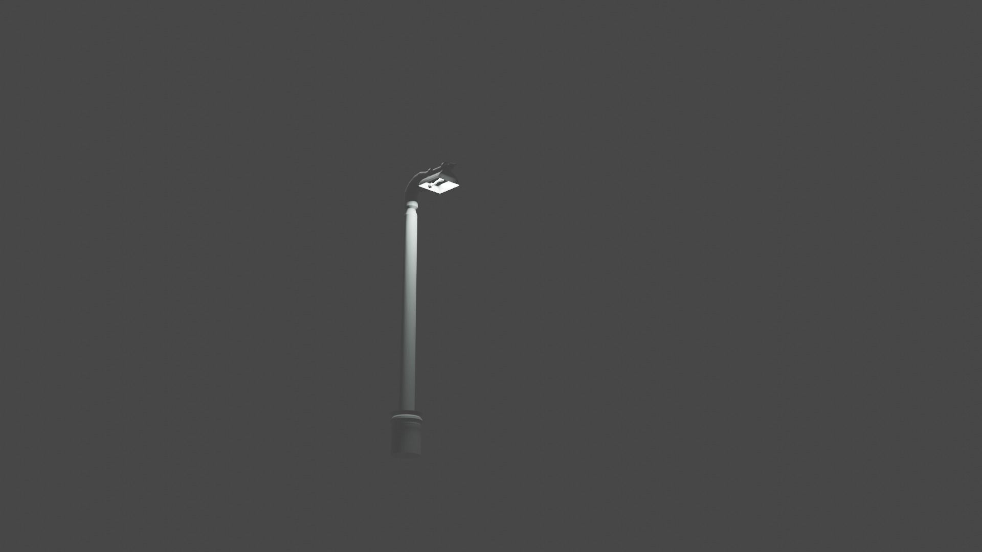 Street lamp Free 3D model_3
