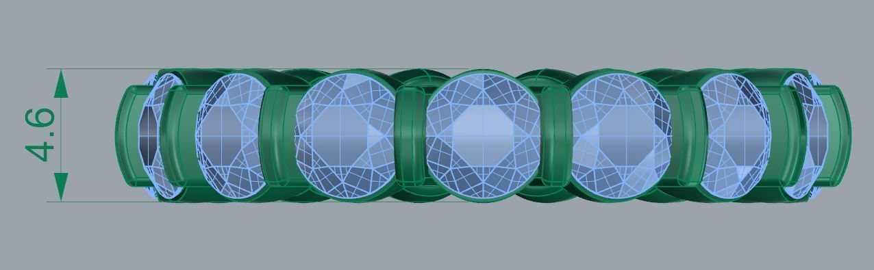 bar style ring 78 3D print model_3