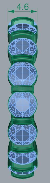 bar style ring 78 3D print model_2