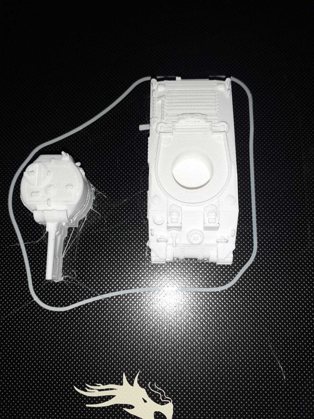 Sherman Tank 3D print model_2