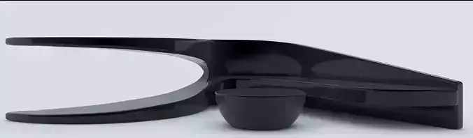 Designer Reception Desk With Cut