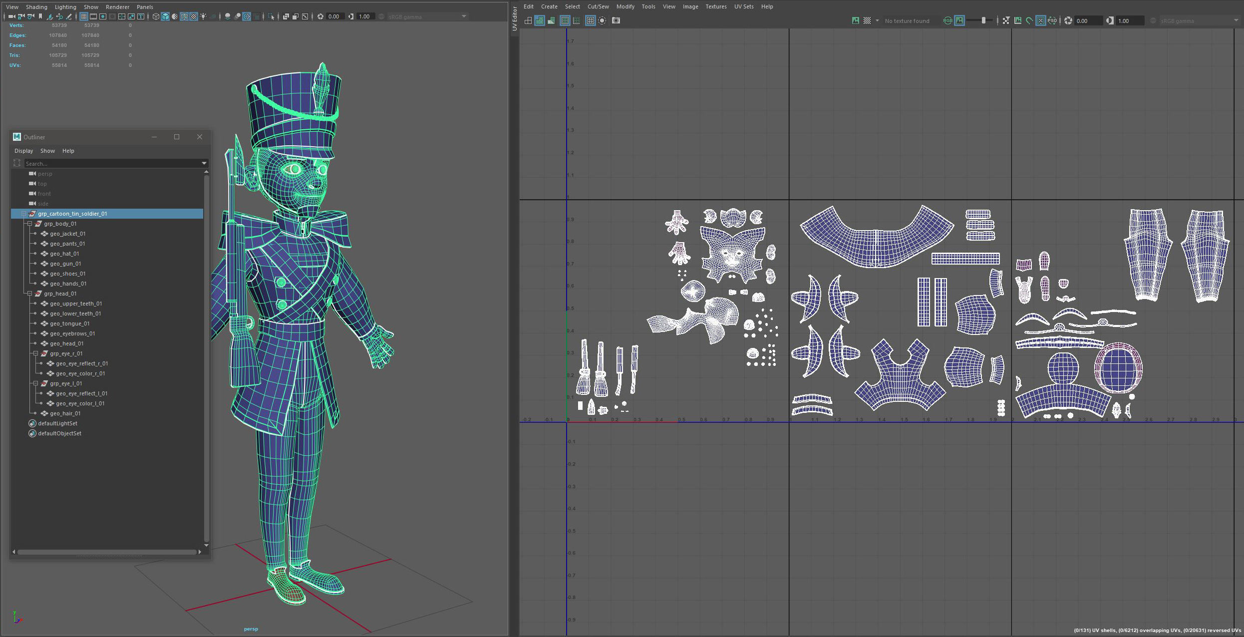 Cartoon Tin Soldier 3D model_16