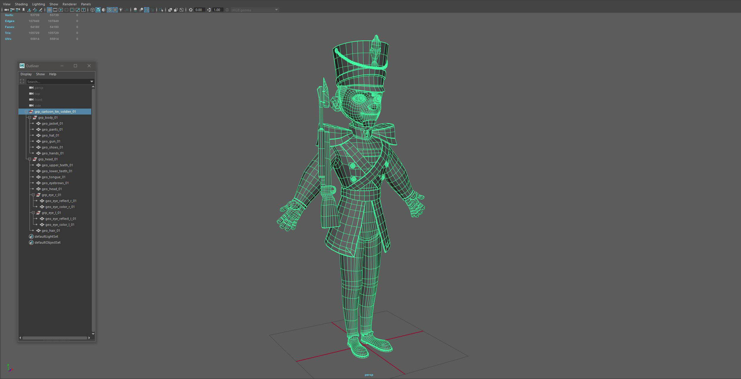 Cartoon Tin Soldier 3D model_15