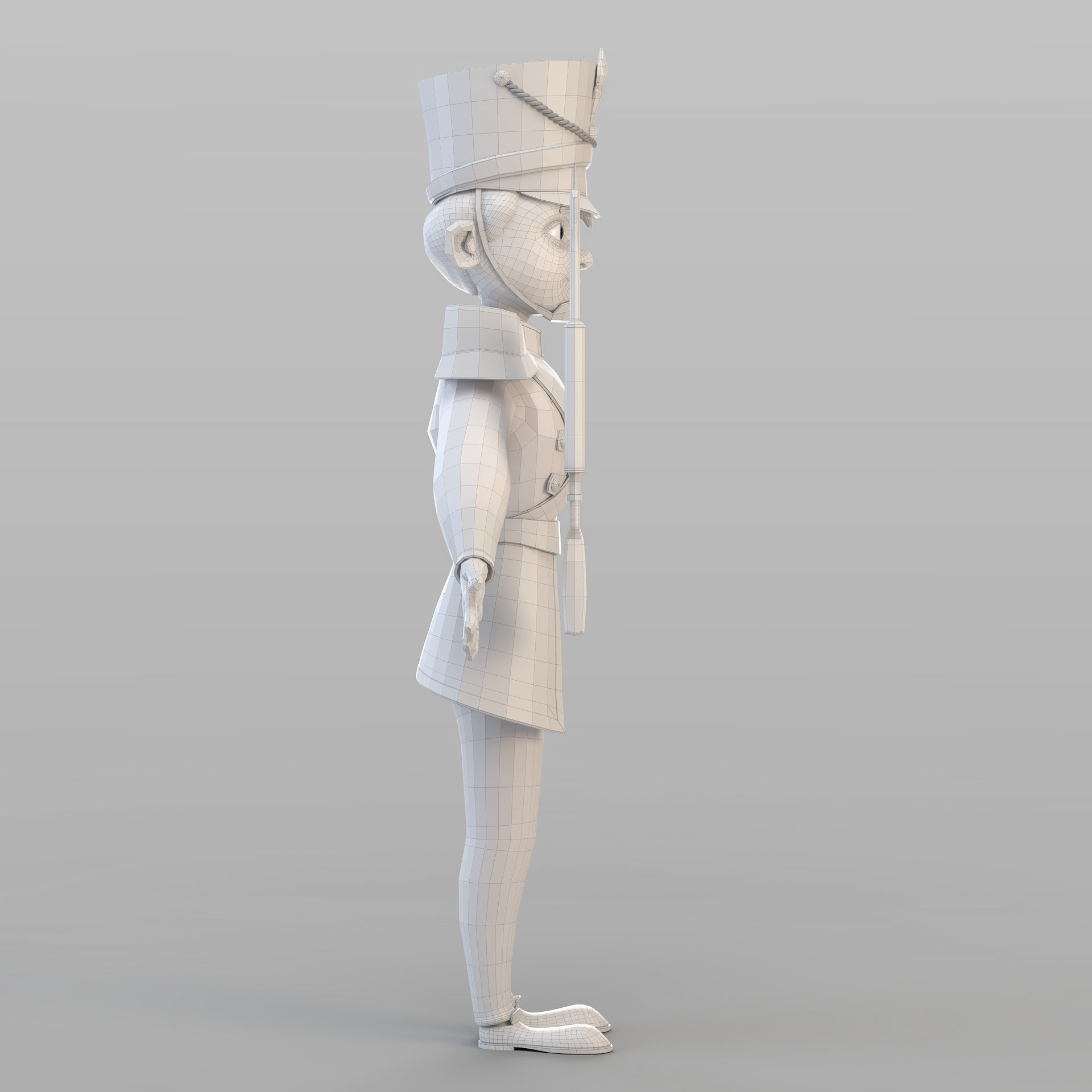 Cartoon Tin Soldier 3D model_7