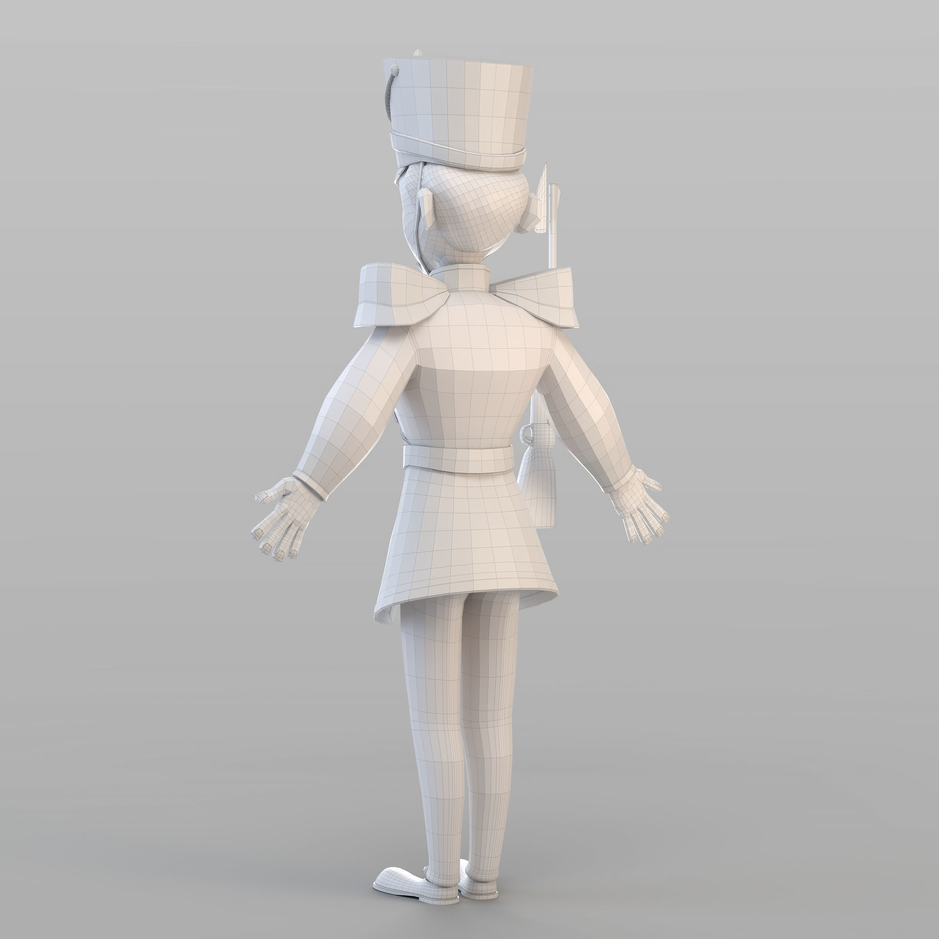 Cartoon Tin Soldier 3D model_9