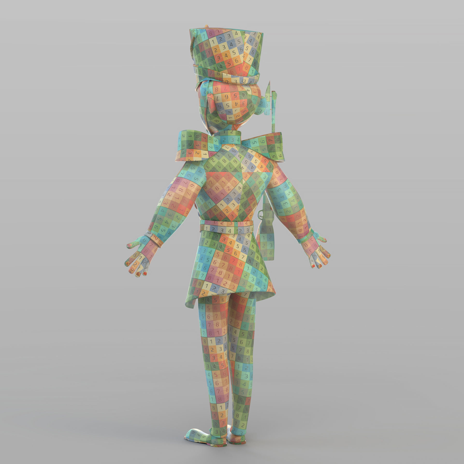 Cartoon Tin Soldier 3D model_14