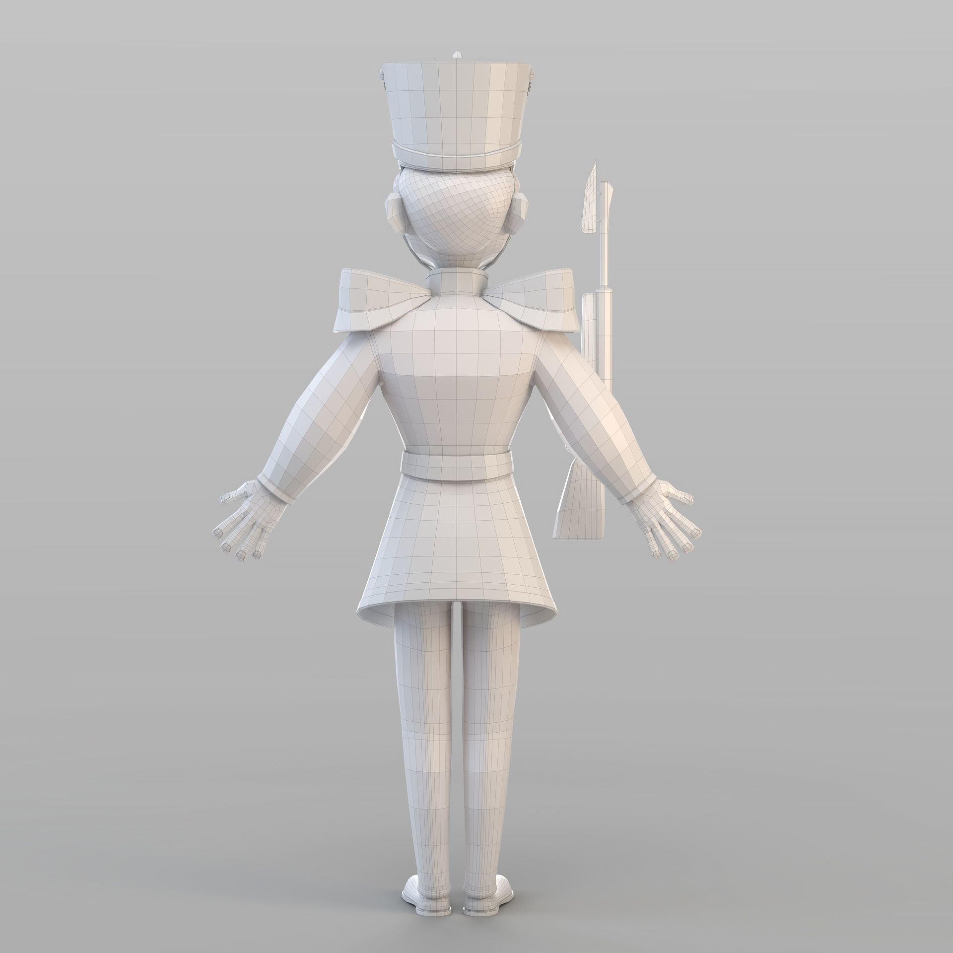 Cartoon Tin Soldier 3D model_8