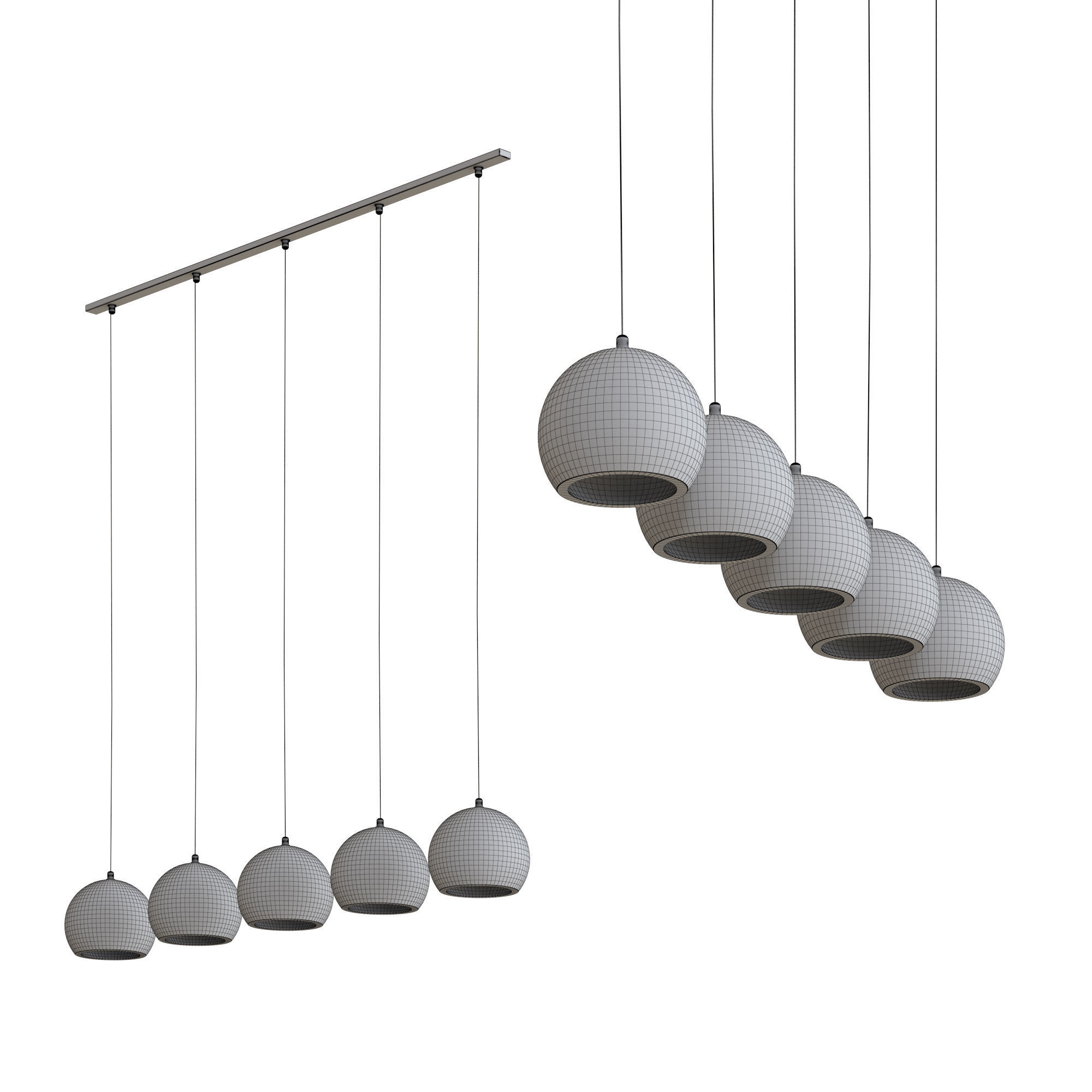 DELIFE - ceiling lamp 3D model_1