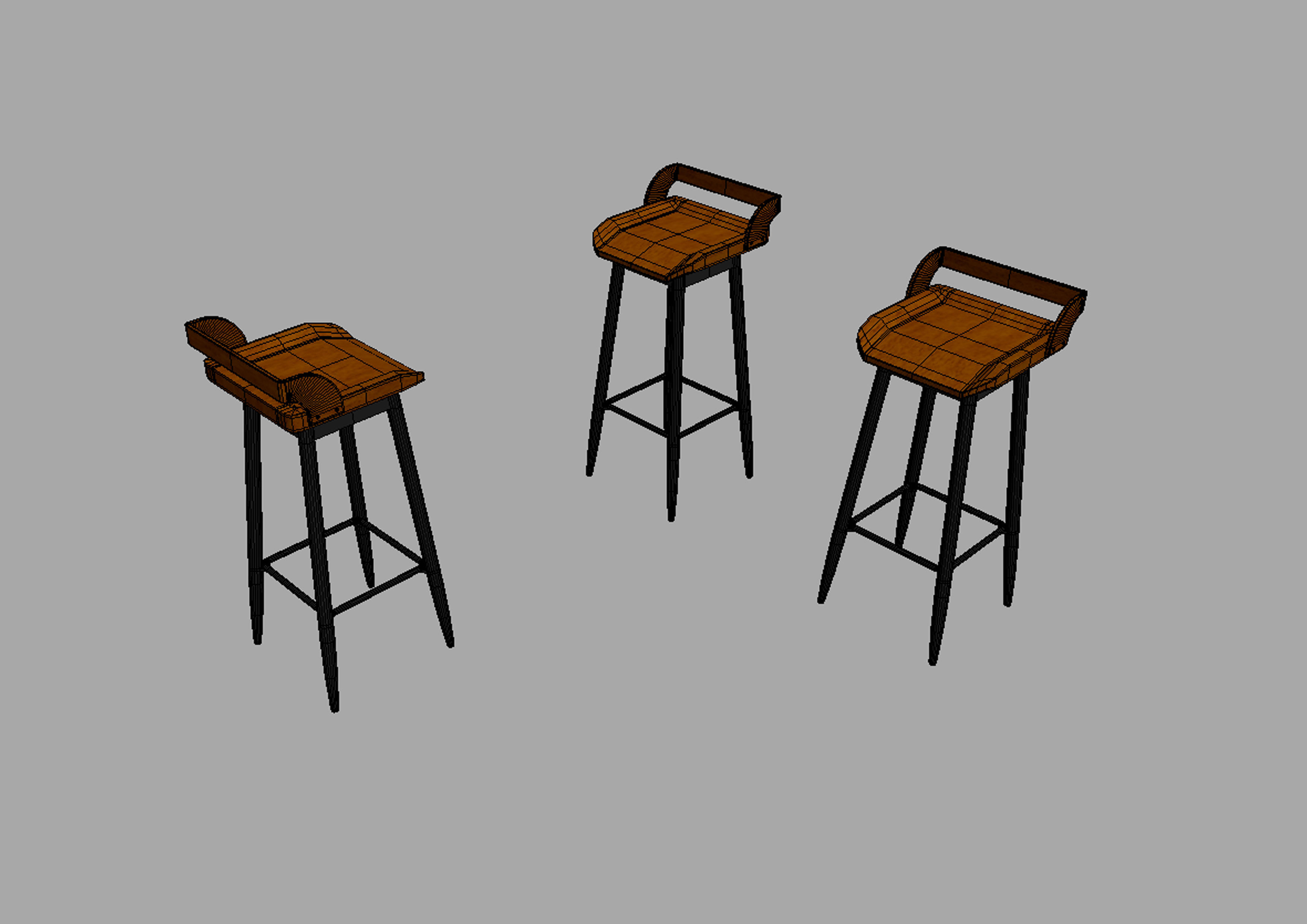 BAR COUNTER 3D model_11